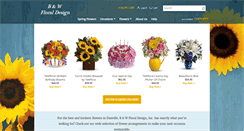 Desktop Screenshot of bandwfloraldesign.com